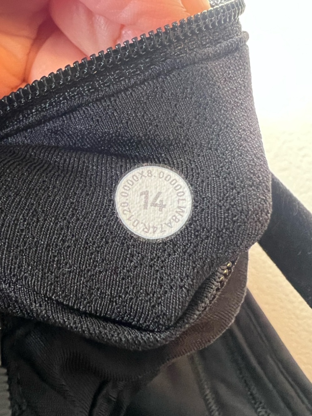 Lululemon Pace Rival Skirt Skort Floral Metropolis Multi Black Zip Pocket Sz 14 - Picture 12 of 14